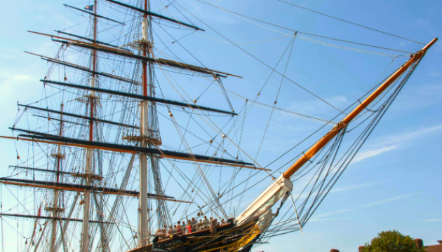 cutty sark on a sunny day